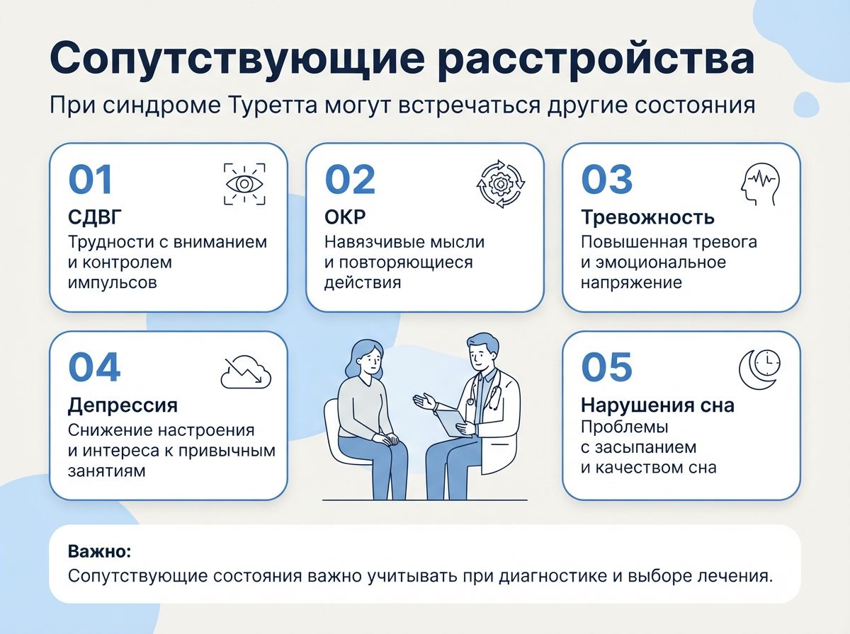 Лечение синдрома Туретта в Балаково инфографика